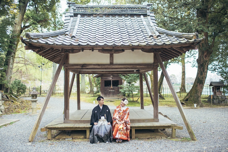 大覚寺　大沢池4月上旬