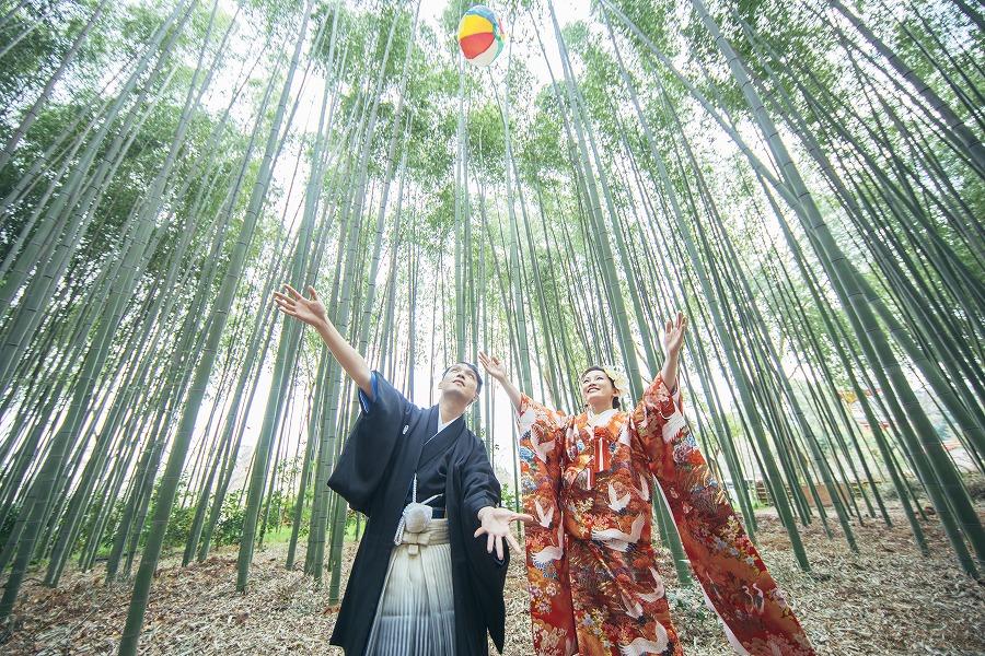 大覚寺　大沢池4月上旬