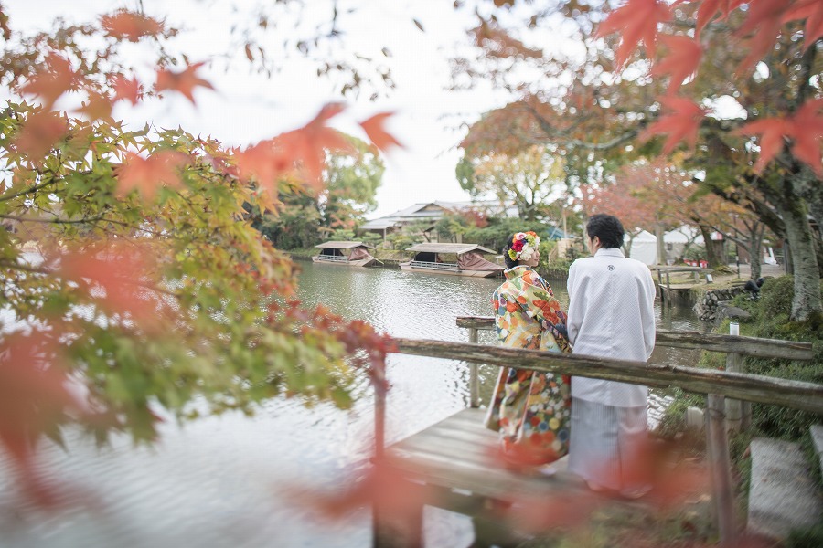 大覚寺　大沢池11月中旬