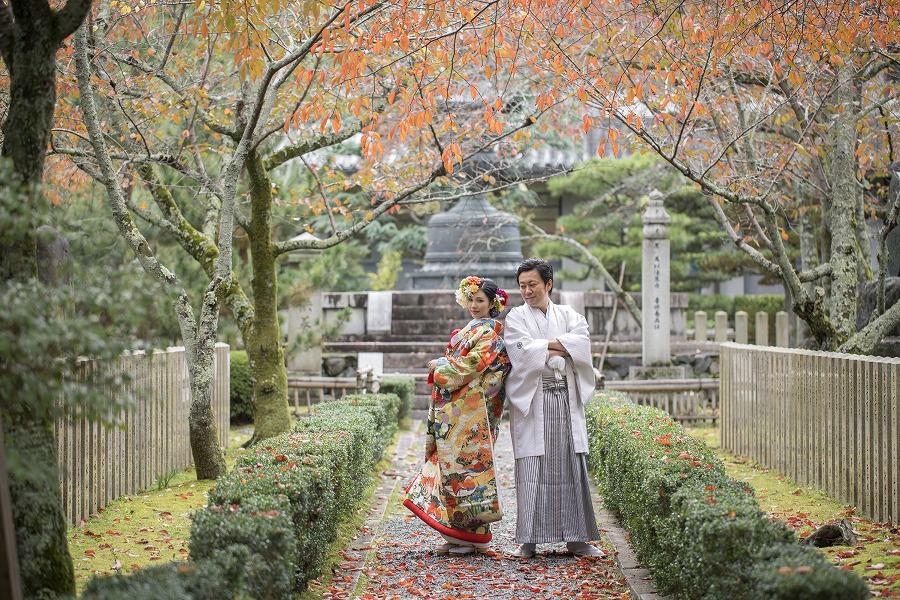 大覚寺境内　11月中旬